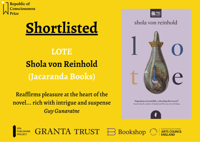 LOTE makes the Republic of Consciousness Prize Shortlist!
