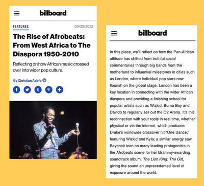 Christian Adofo Writes for Billboard Magazine